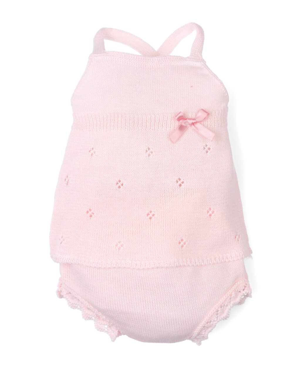Conjunto tejido familia "Valeria" con tirantes