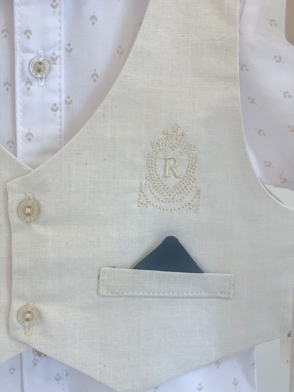 Conjunto de niño de bautizo o celebración familia "Tony" - Image 4