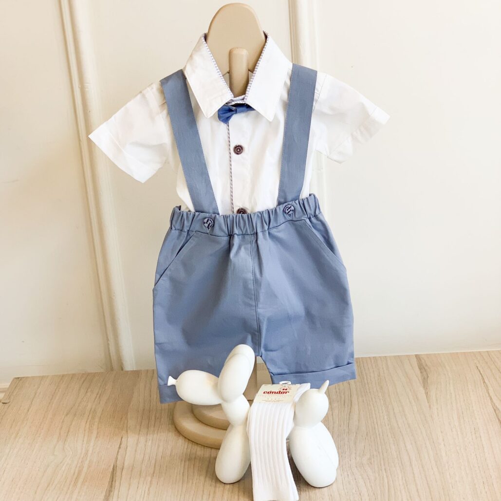 Conjunto de niño braguita azul cobalto talla 9,12, 18,24 meses
